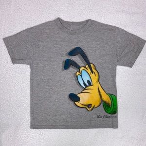 Disneyland Disney world xs grey Pluto tee
